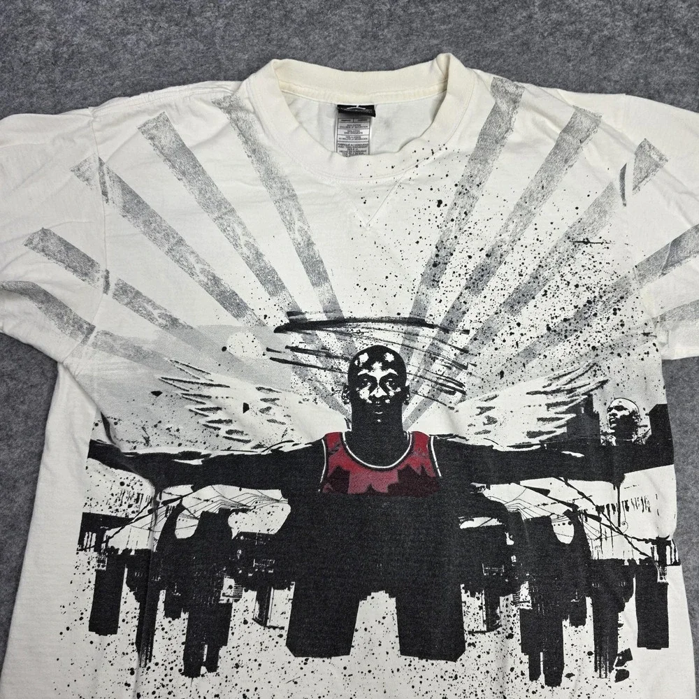 Vitnage Jordan Brand Nike Windspan Skyline AOP‎ Shirt Men's Size Medium